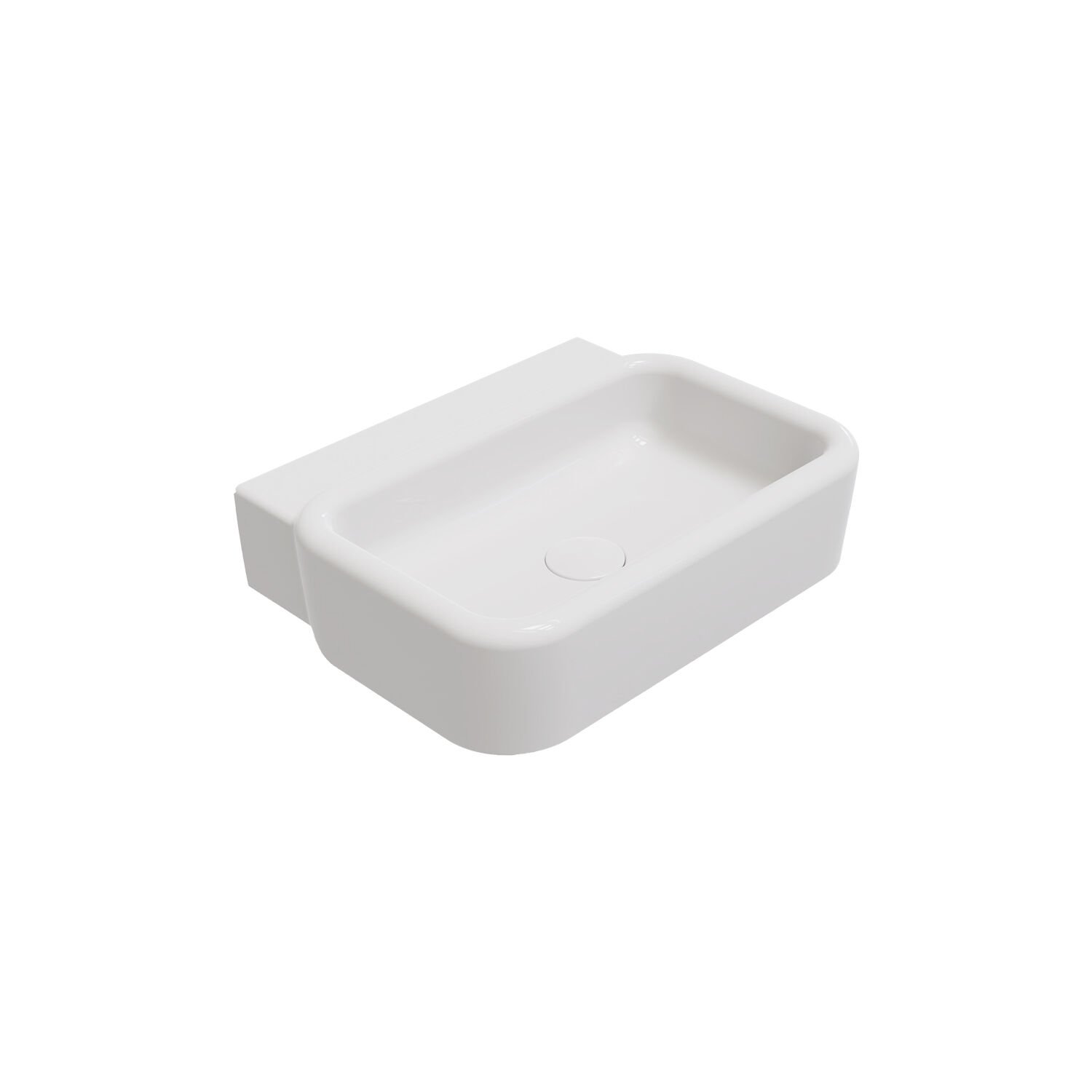 Curvo Batarya Delikli Lavabo 62 cm
