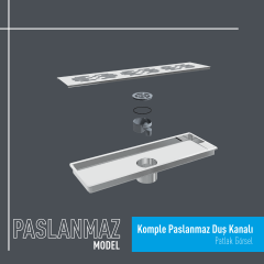 Komple Paslanmaz Duş Kanalı