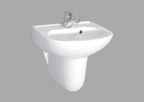 Tek Parça Lavabo 45 cm